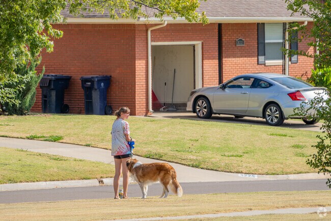 Locals enjoy walking their dogs at Tinsley Park.
