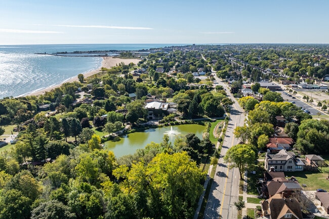 The 12th Ward is conveniently located between Milwaukee and Chicago on Lake Michigan.