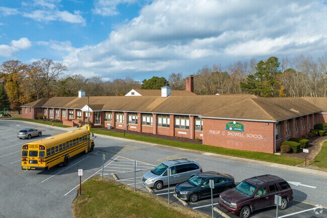 Phillip C. Showell Elementary offers education for the youth of the area.