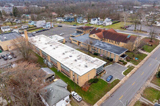 St. Joseph Catholic School sits next door to the church.
