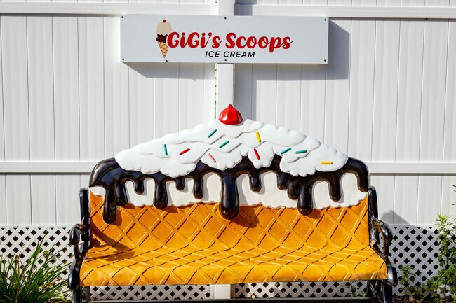 Take a break and enjoy some delicious ice-cream at Gigi's Scoops in Tillinghast.