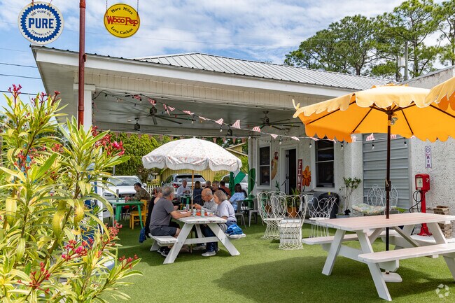 Avondale residents can eat at the nearby Finches located in an old gas station in Thunderbolt.