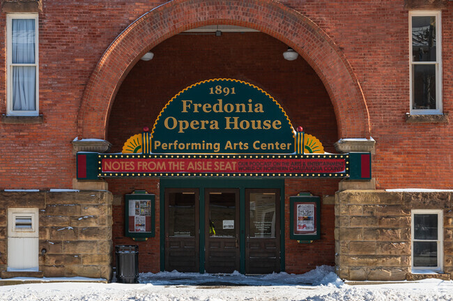 Fredonia Opera House is Fredonia's center of entertainment for residents with events, movies and shows.