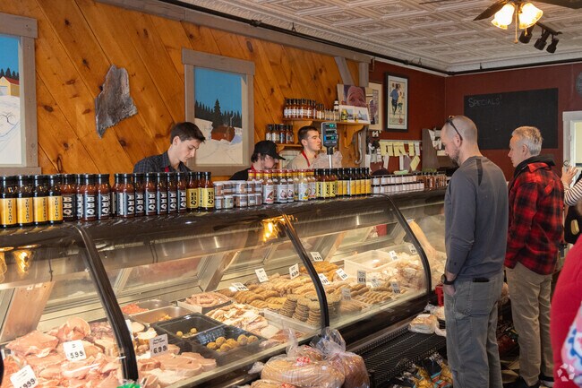 Get fresh local groceries at Pat's Meat Market in the Deering Center neighborhood.