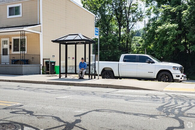 There is no shortage of bus stops leading you around town in West O'Hara Township.