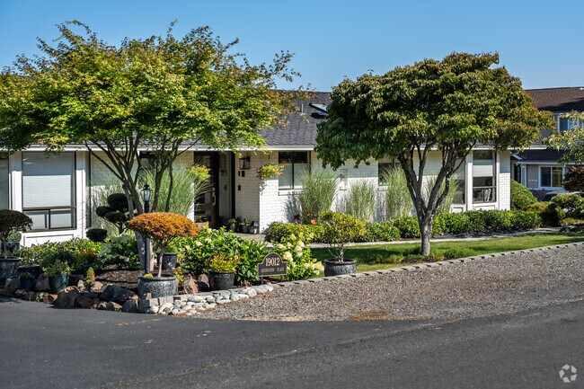Mid-century modern homes can be found basking in the early morning light in Perrinville - Seaview.