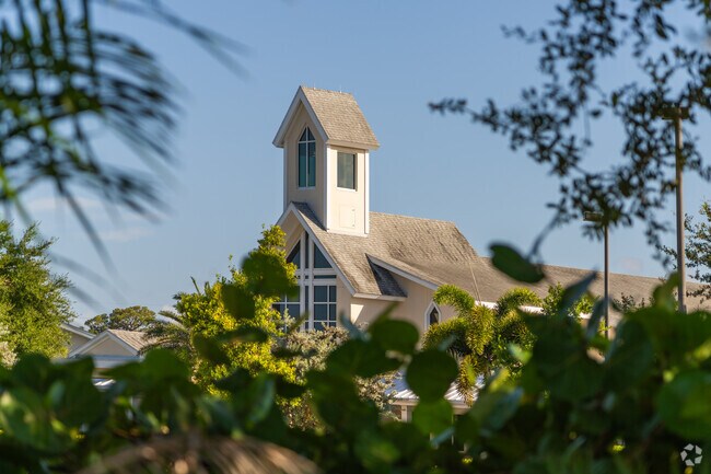 Visit the church with unique architecture in West Vero Corridor, a local landmark.