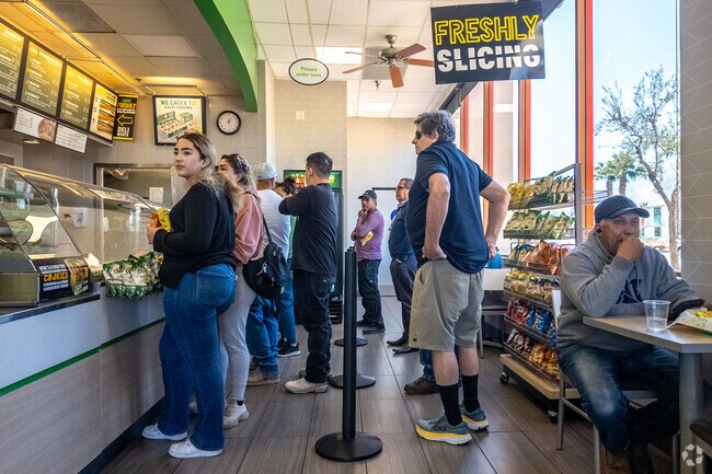 For an easy lunch, head to Subway in Rogers Ranch.