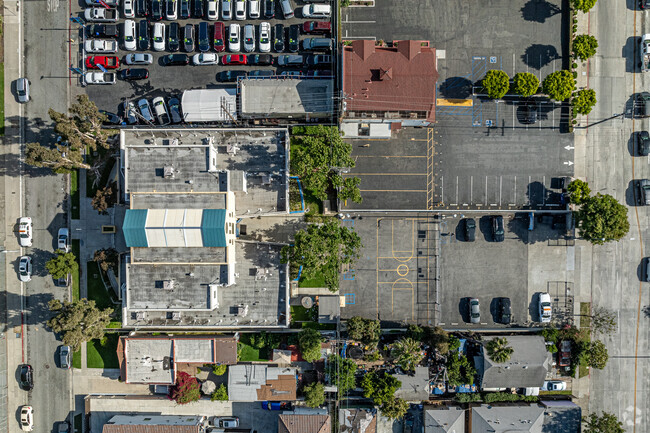 The pick up and drop off area for Odyssey Continuation School in South Gate.