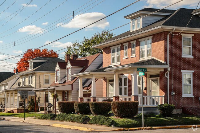 Quaint dormer windows decorate Hallam homes.
