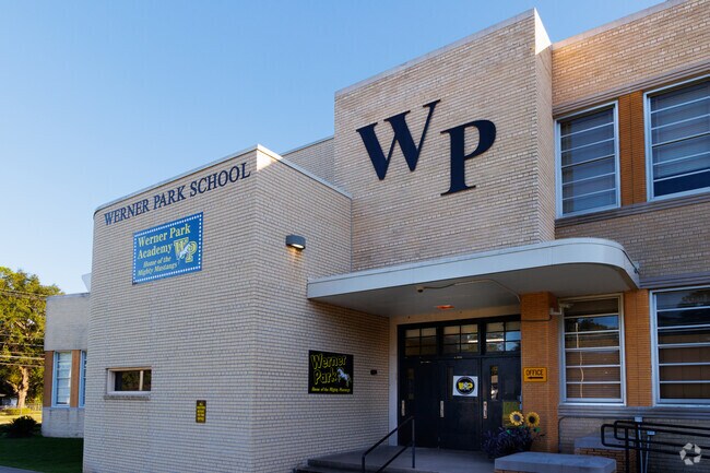 Werner Park Elementary School main entrance.