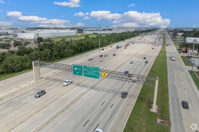 Highway 290 connects Stone Gate to numerous shopping and dining options.