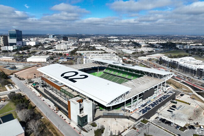 QC Stadium is a short drive away from Crestview.