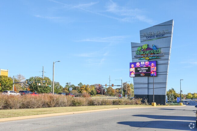 River Spirit is home to Margaritaville and only a few miles from Minshall Park.