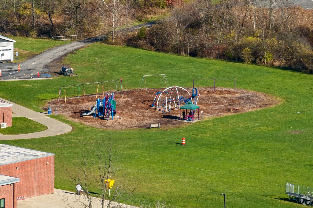 Kids love to play on the playground at Millard Fillmore Elementary.