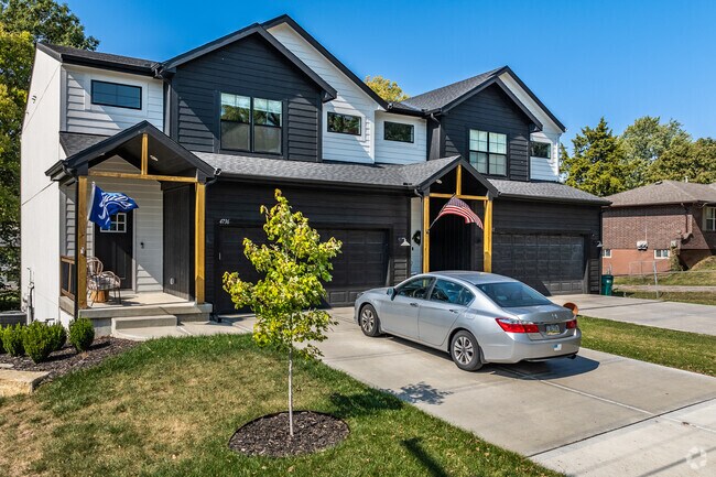 A few newer townhomes are going up in North Overland Park Hills, Shawnee Mission.