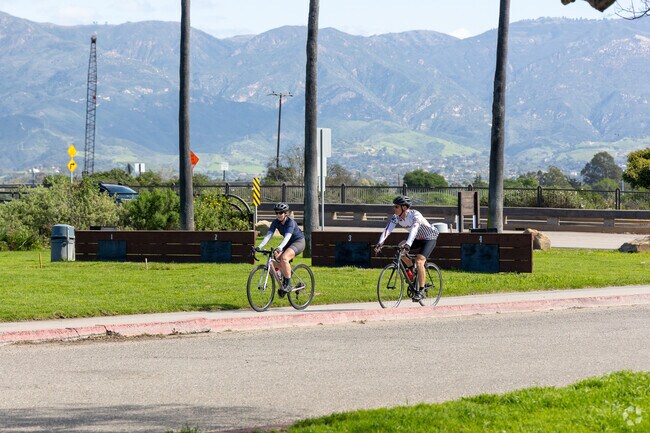 Ride your bike to the beach in Goleta.