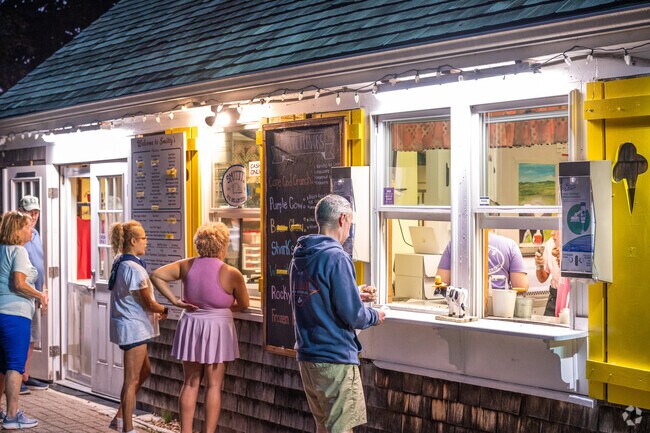 Smitty’s Homemade Ice Cream is a popular stop on hot summer days for East Falmouth residents.