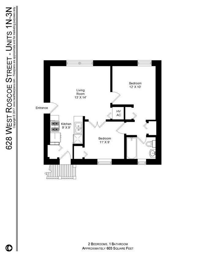 624 W Roscoe St unit 1N, Chicago, IL 60657 - photo 5