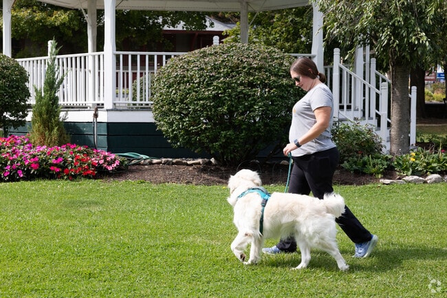 Orsini Park, in Altamont’s center, is a favorite spot for relaxing and gathering.