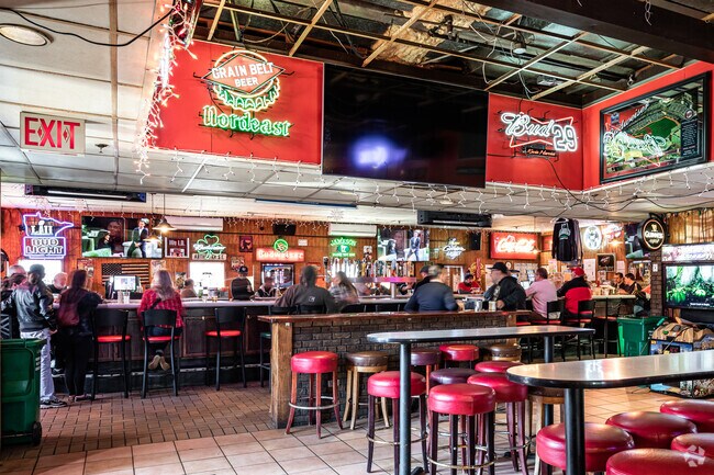 The Moose Bar and Grill is a favorite local hangout for local residents.