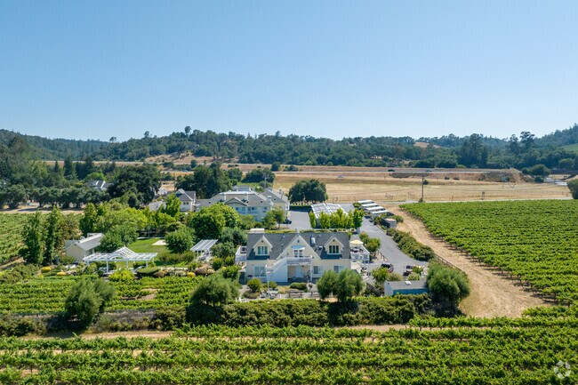 Enjoy a gorgeous property in Geyserville with a breathtaking vineyard setting.