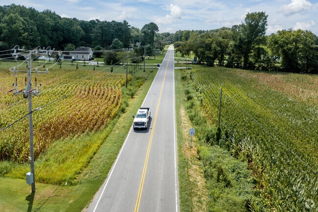Princess Anne Road leads into North Carolina and the Knotts Island neighborhood.