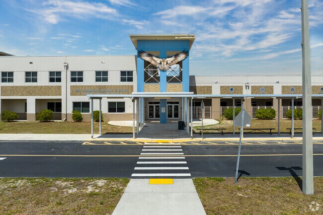 Oak Hammock Middle School serves students from sixth through eighth grade.