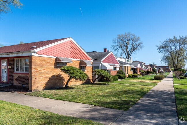 Residents of Calumet Park take great pride in their manicured lawns and landscaping.