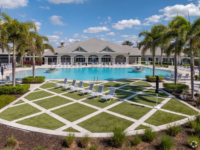 Hanging at the pool at Corkscrew Shores resembles being at a luxury resort.