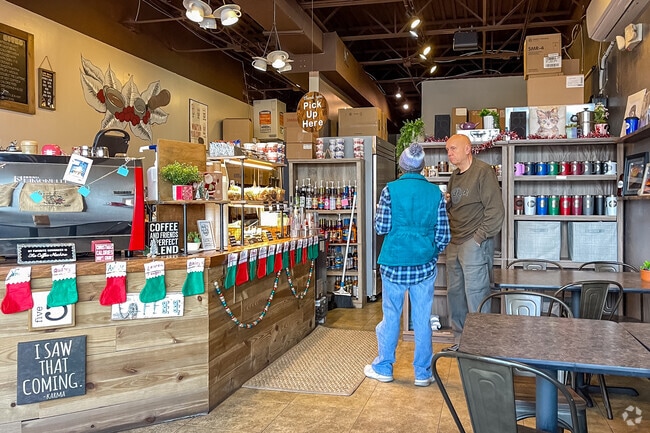 5 Bean Coffee shop near the Violet neighborhood is a neighborhood favorite.