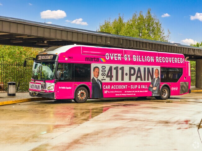 Scottdale residents have transportation access to both bus and rail at Avondale MARTA Station.