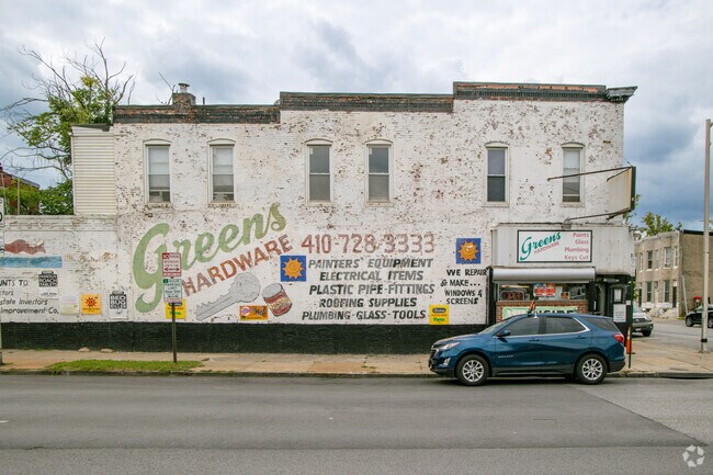 You will frequently visit Green's Hardware when you live in Harlem Park.