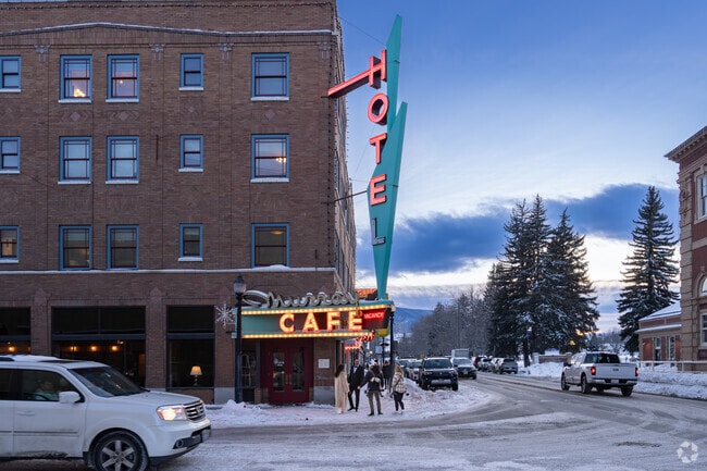 The Murray Hotel in Livingston was built in 1904 for passengers of the Northern Pacific Railway.