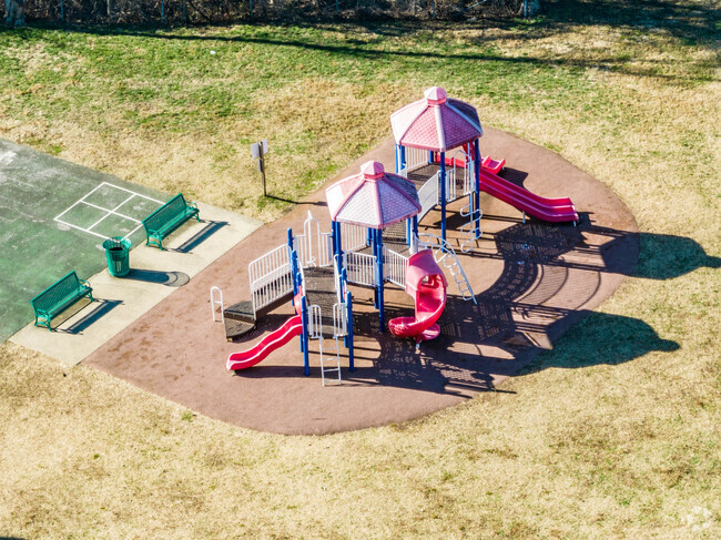 Tulip Grove Elementary School has a large playground.