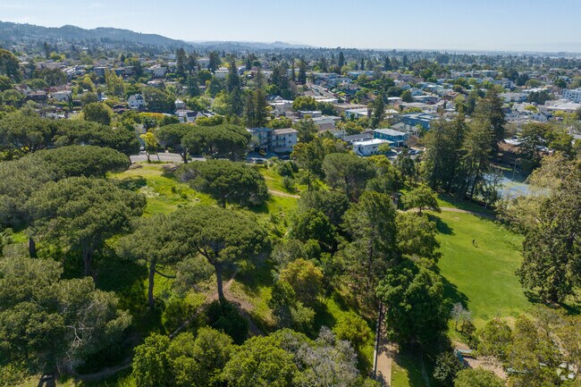 The Dimond District neighborhood is lucky to have a 94-acre park on its border.