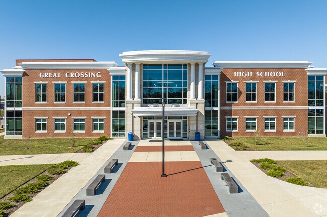 Great Crossing High School is ranked 60th within Kentucky.