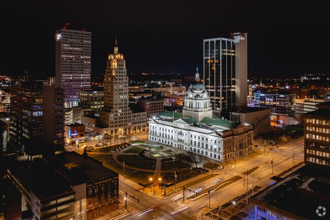 Downtown Fort Wayne is just seven miles west of Imperial Gardens and offers quite the night life.