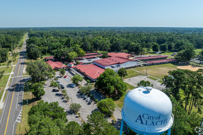 A.L. Mebane Middle School offers public education to Alachua.