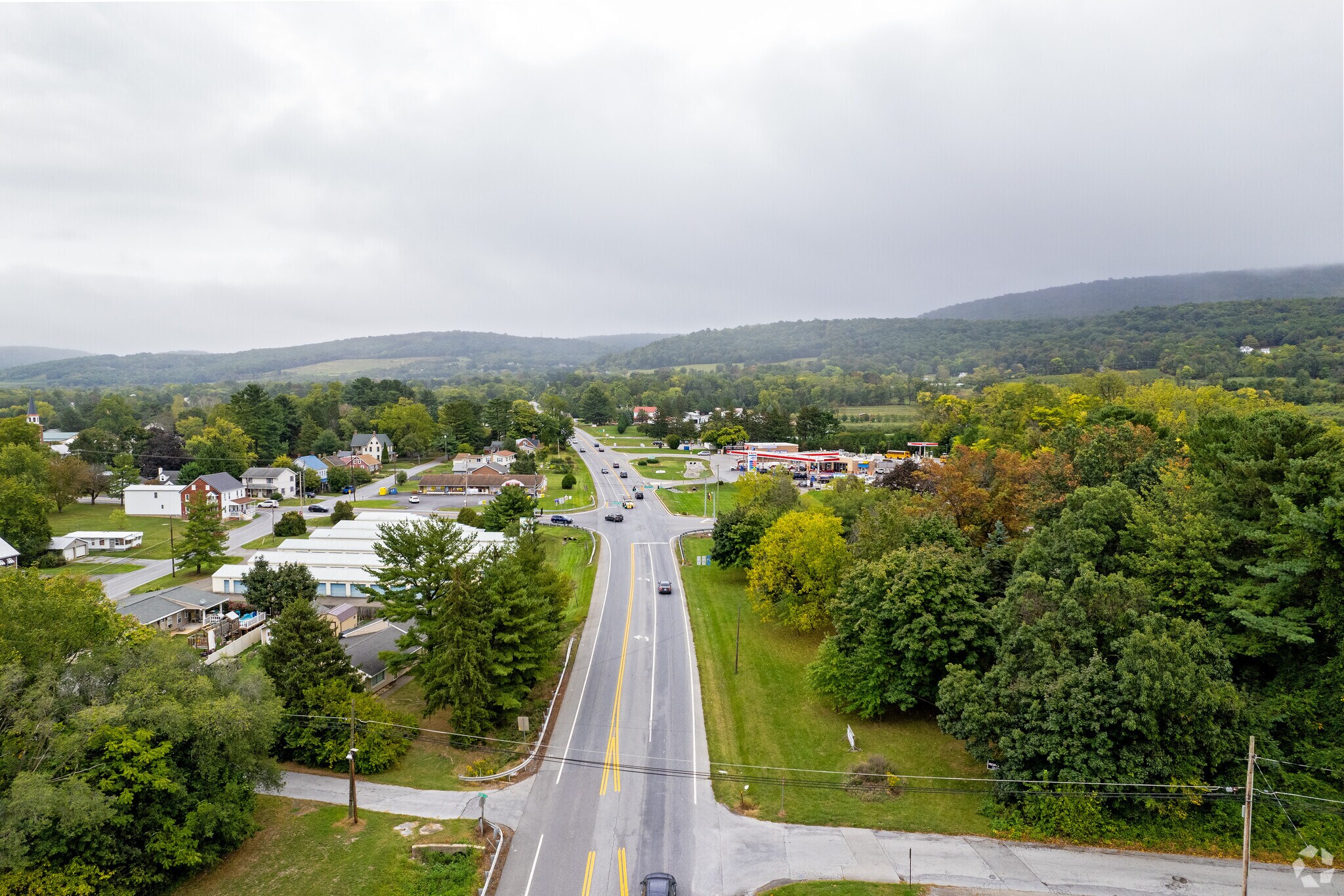 Rt 64 provides access for those commuting throughout the region.