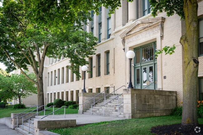 The architect of South Park High School in Buffalo was Edward Green.