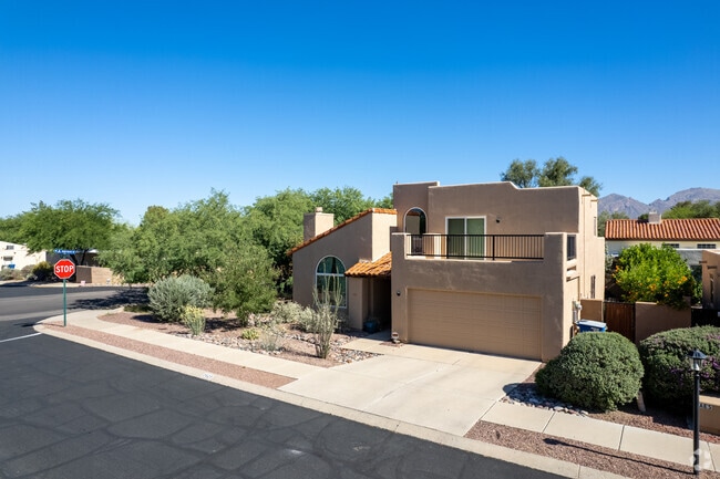 A southwestern inspired stucco home in Rillito Bend.