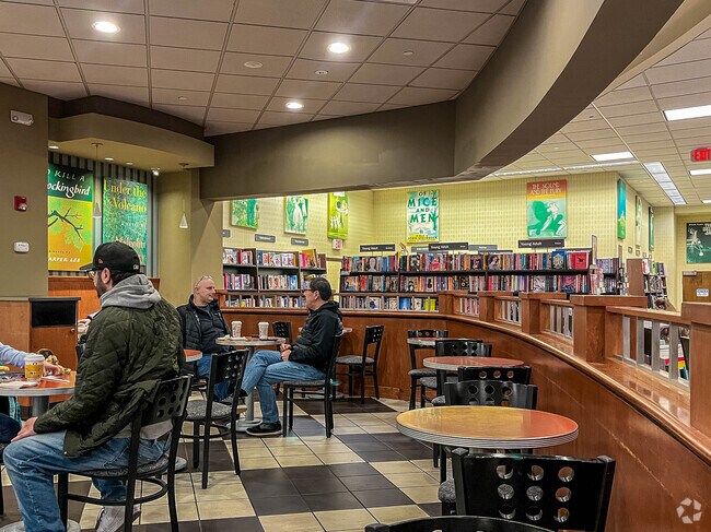 Stop by for a coffee at the Starbucks in the Barnes and Noble in Morris Plains.