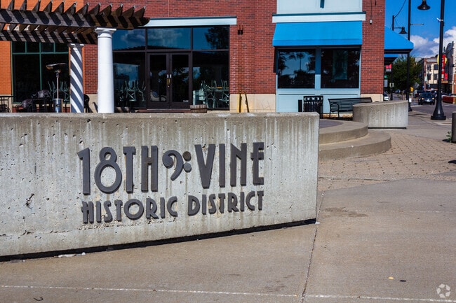 18th & Vine Historic District is located in the Wendell Phillips neighborhood.