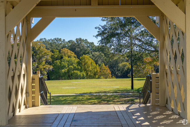 The Albany Welcome Center overlooks the beautiful Riverfront Trail in Sherwood.