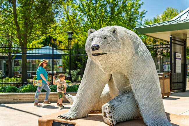 Fairground locals take their kids to the Saginaw Children's Zoo for fun.