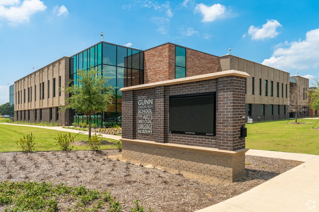 Arlington students have the opportunity to attend Floyd Gunn Junior High School.