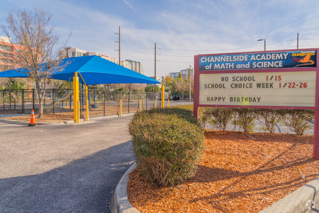 Channelside Academy of Math & Science welcomes students to learn.
