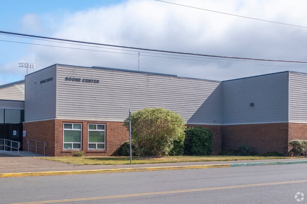 The Boone Center of Newport High School in Bayfront, Oregon.