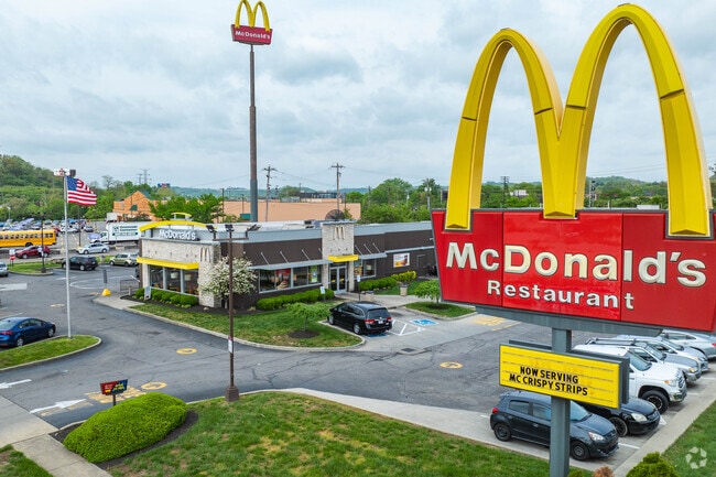 Shopping and dining are primarily concentrated off Spring Grove Avenue such as McDonald's.